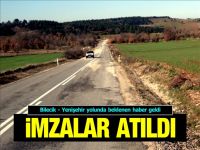 YENİŞEHİR YOLUNDA İMZALAR ATILDI