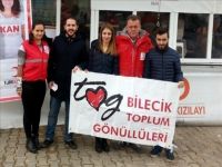 EVİ YANAN AİLEYE KIZILAY´DAN YARDIM