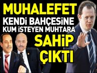 MUHALEFET KENDİ BAHÇESİNE KUM İSTEYEN MUHTARA SAHİP ÇIKTI